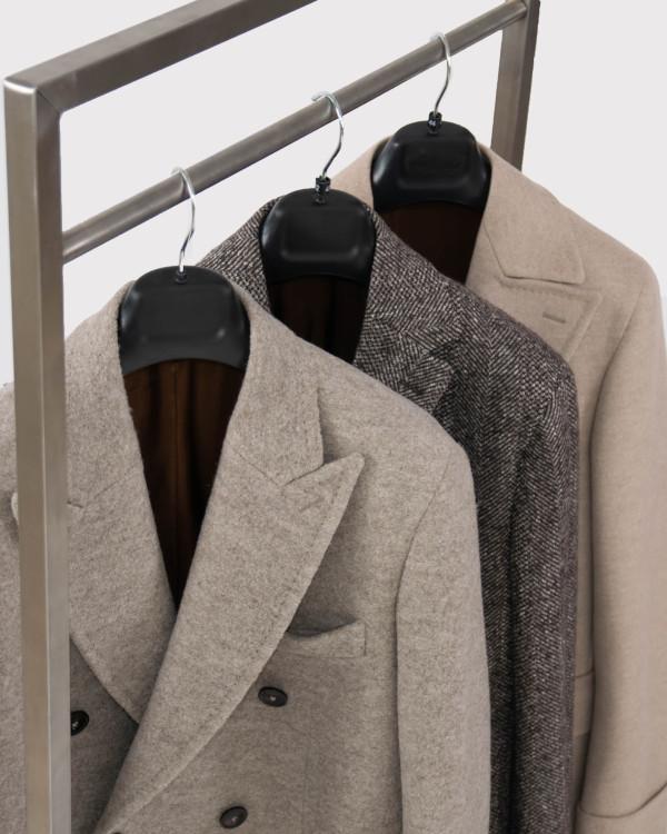 manteau confortable et chaud en laine mérinos et tweed