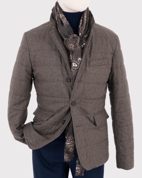 manteau matelassé en laine